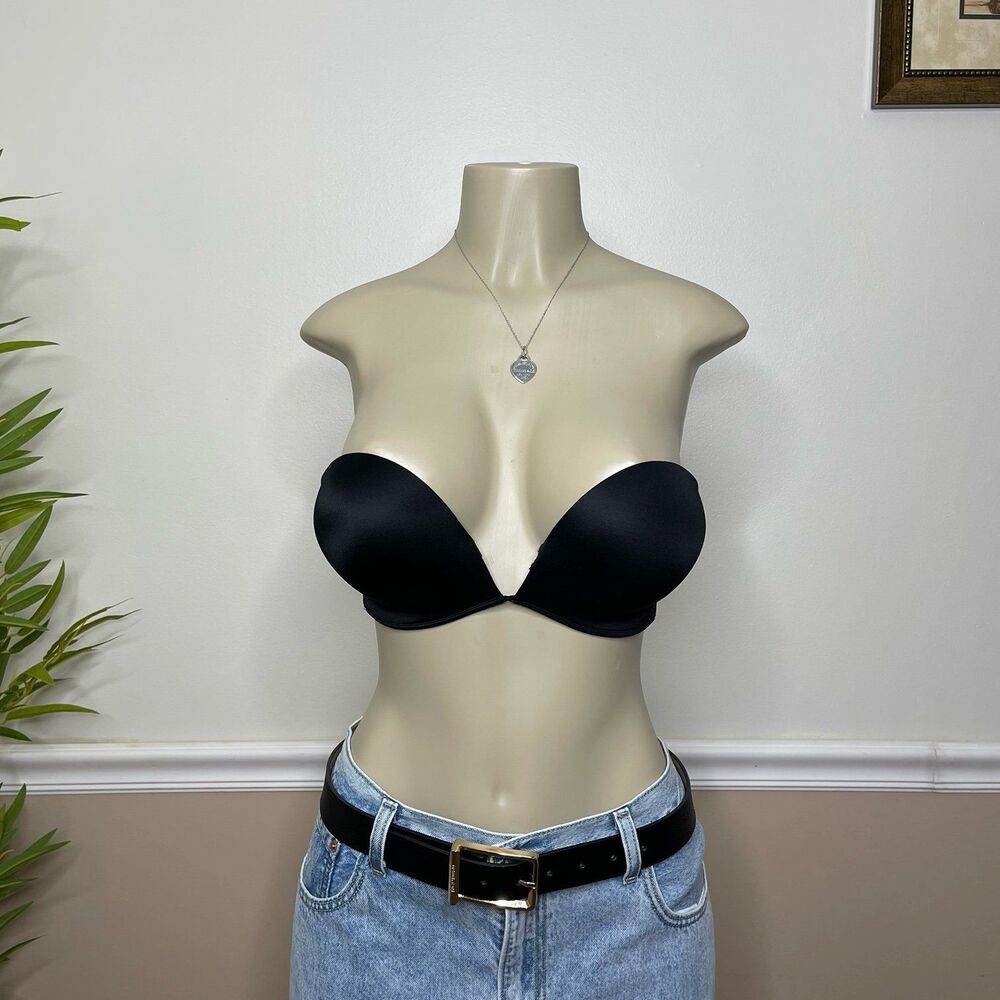 Victoria’s Secret Bombshell Plunge Multi-Way Strapless Add-2-Cups Push-Up Bra